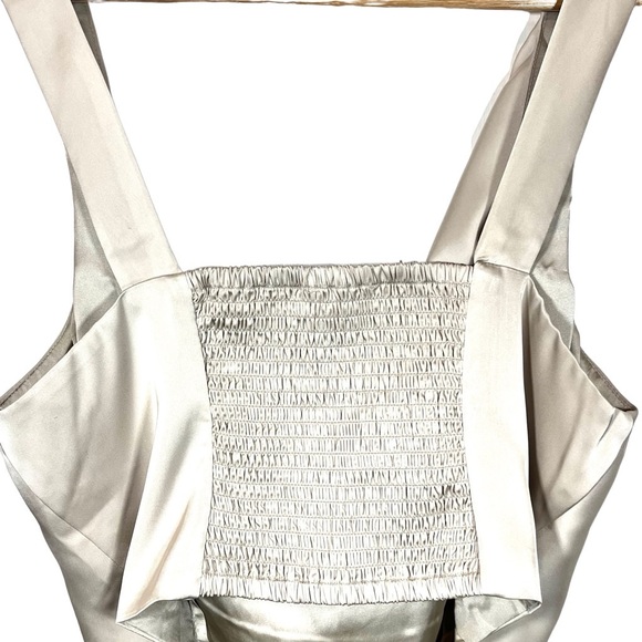 NWT Rachel Zoe Cream Satin Cowl Neck Camisole Tank Top - Picture 4 of 7